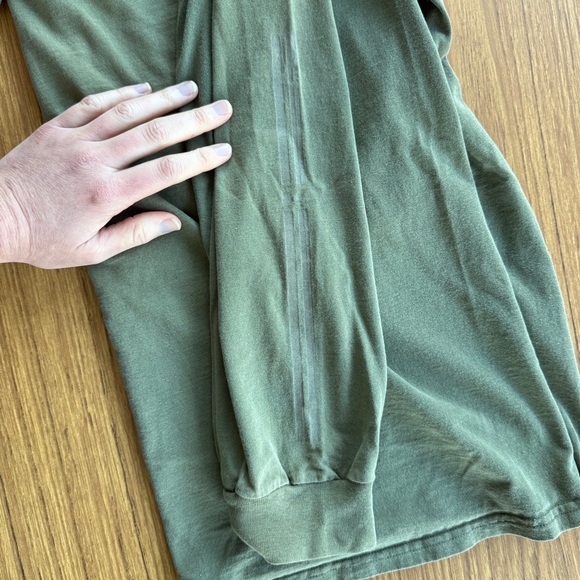 Vintage 90s Nike Long Sleeve Shirt Olive Green Men’s XL - Picture 4 of 4